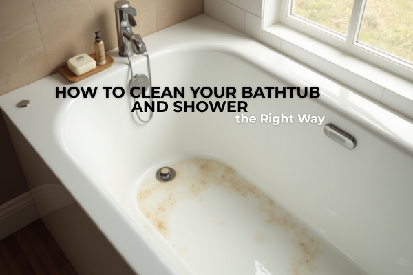 How to Clean Your Bathtub and Shower