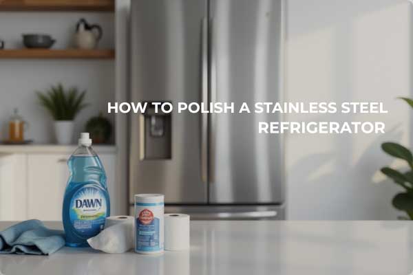 how to polish a stainless steel refrigerator